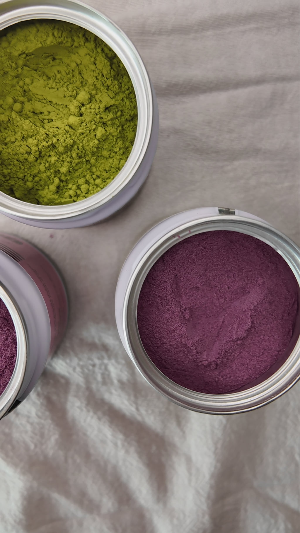 Le Trio | Poudre matcha, Ube Nature, Ube Fraise